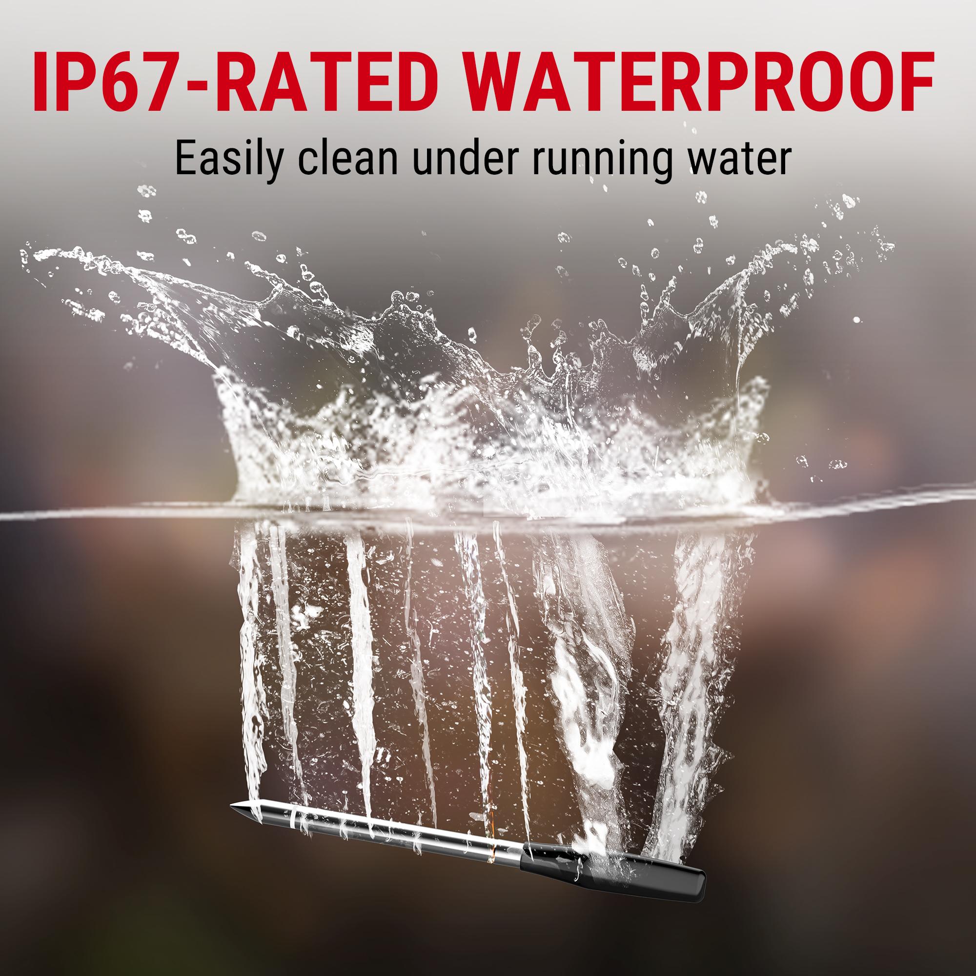 TempSpike Plus Digital Meat Thermometer with 600ft Bluetooth 5.2 Range & Color-Coded Probes for Cooking in Kitchenware