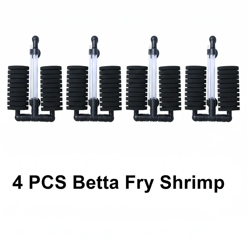 4x Bio Sponge Filter Betta Shrimp BioSponge Filter