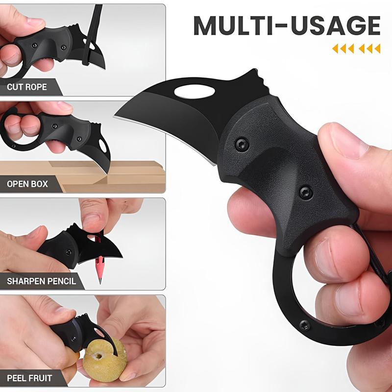 BMTWE 1 PCS Mini Folding Knife with Keychain Portable High Hardness Multi-purpose Knife for Home Fishing Hiking Camping Outdoor Work Hanging Ornaments Decoration