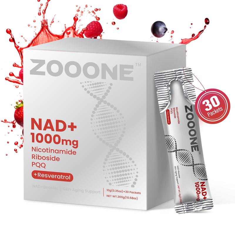 Zooone-NAD 1000+ berry fruit flavor  Supplement - Liposomal Nicotinamide Riboside 300G
