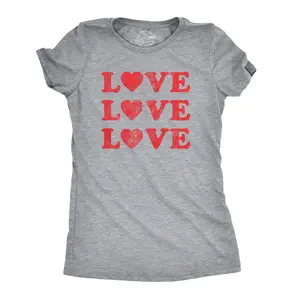 Womens Valentines Shirts Cute Heart T Shirts Funny Valentines Day Tees for Ladies Funny Womens T Shirts Cute Vintage Fashion Casual Ladies T-Shirt Gift Love Tops for Women Funny Mother's Day Top Women's Novelty Black