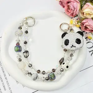 Panda Style Bag Charm,Delicate Handbag Pendant Accessory for Women,Detachable,Pretty Easter Basket Gift for Girls & Women,Ideal Birthday Gift