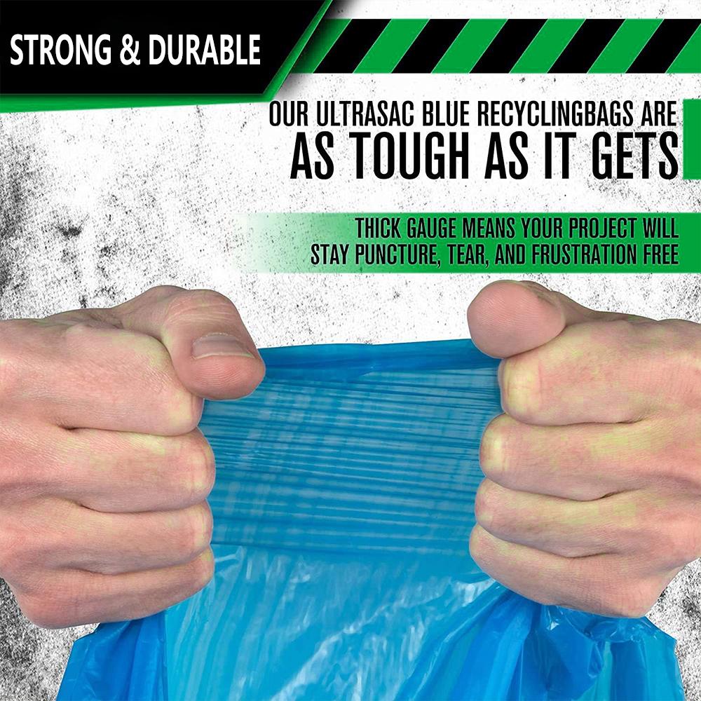 Scotts 30 Gallon Boxed Disposable Non-Rip Blue Large Drawstring Garbage Bags for Large Kitchen Trash Cans, Super 113.5 Liter Industrial, Garden, Home, Commercial Multi-Purpose Cleaning Supplies - Durable, Leak-Proof, Easy to Use Trash Bags