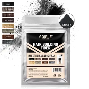 Hair building fiber Supplement-Make Thin Hair Look Fully (Black)