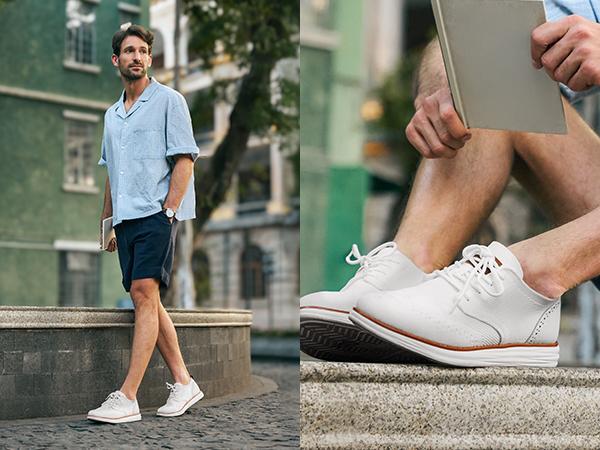 Bruno Marc [KnitFlex Craft] Men's Knitted Wingtip Oxford Shoes