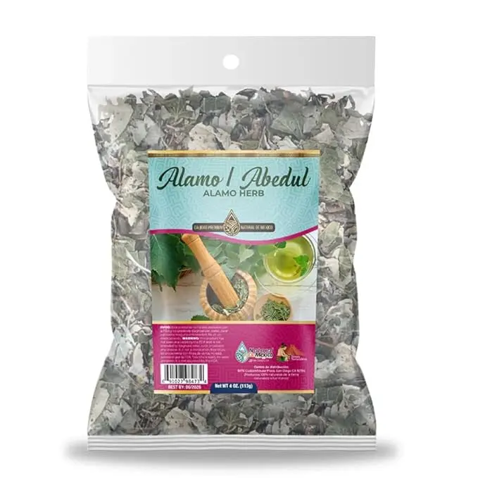 Abedul Alamo Herbal Tea 4 oz.-113g Natural Mexican Herb Hierba Wild Crafted