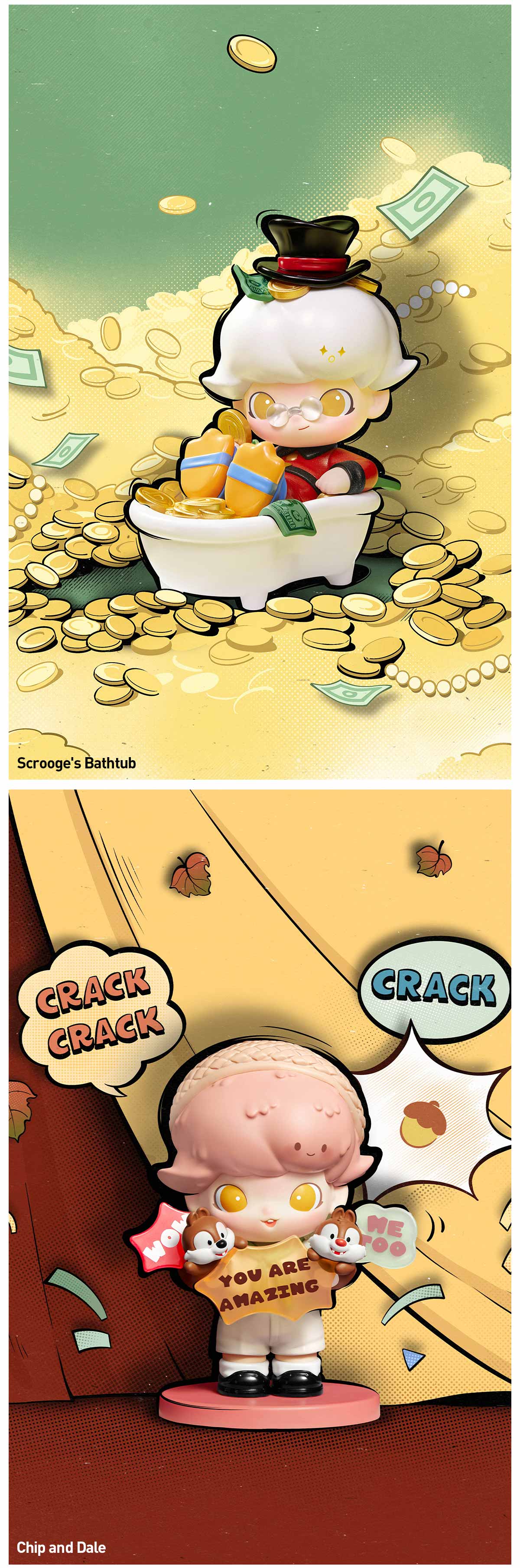 POP MART DIMOO WORLD × DISNEY Series Figures