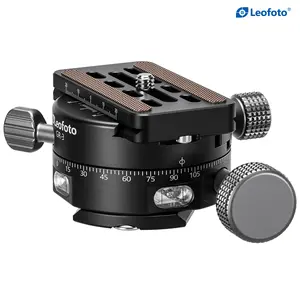 Leofoto GR-3 Geared Panning Adapter | Arca-Compatible | Extended Precision Knob & Adjustable Tension