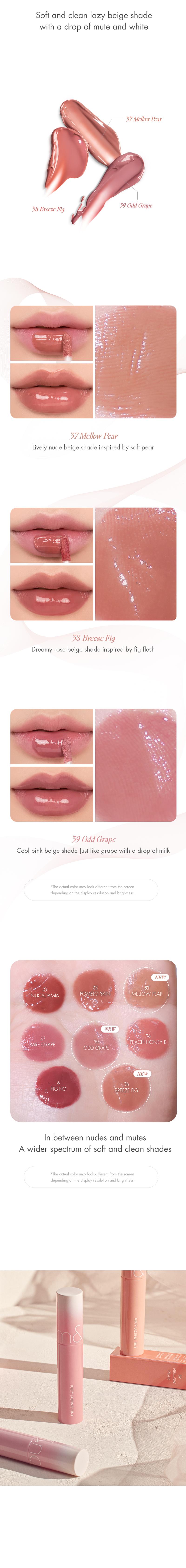 [rom&nd Official Shop] rom&nd Juicy Lasting Tint 5.5g Juicy & Glossy Finish, Long-lasting, Moisturizing, Highly-Pigmented, Lip Care