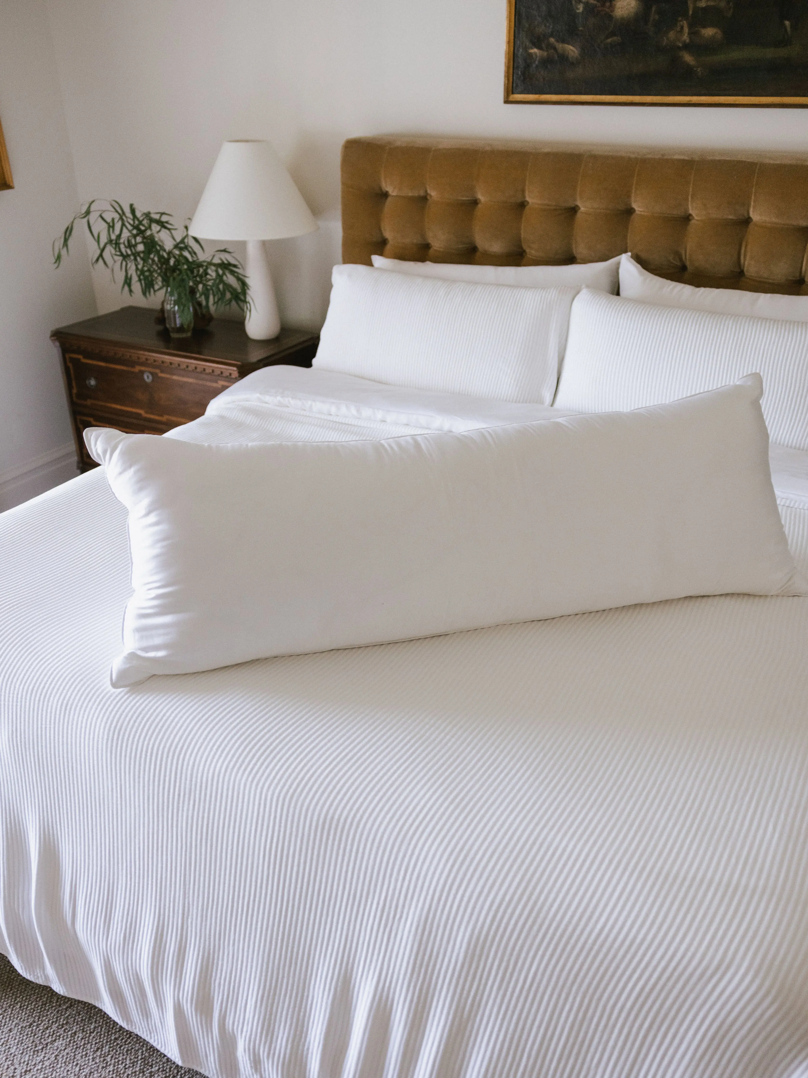 Cozy Earth Bamboo Down Alternative Pillow | Hypoallergenic Bamboo Pillow with Medium Loft Support