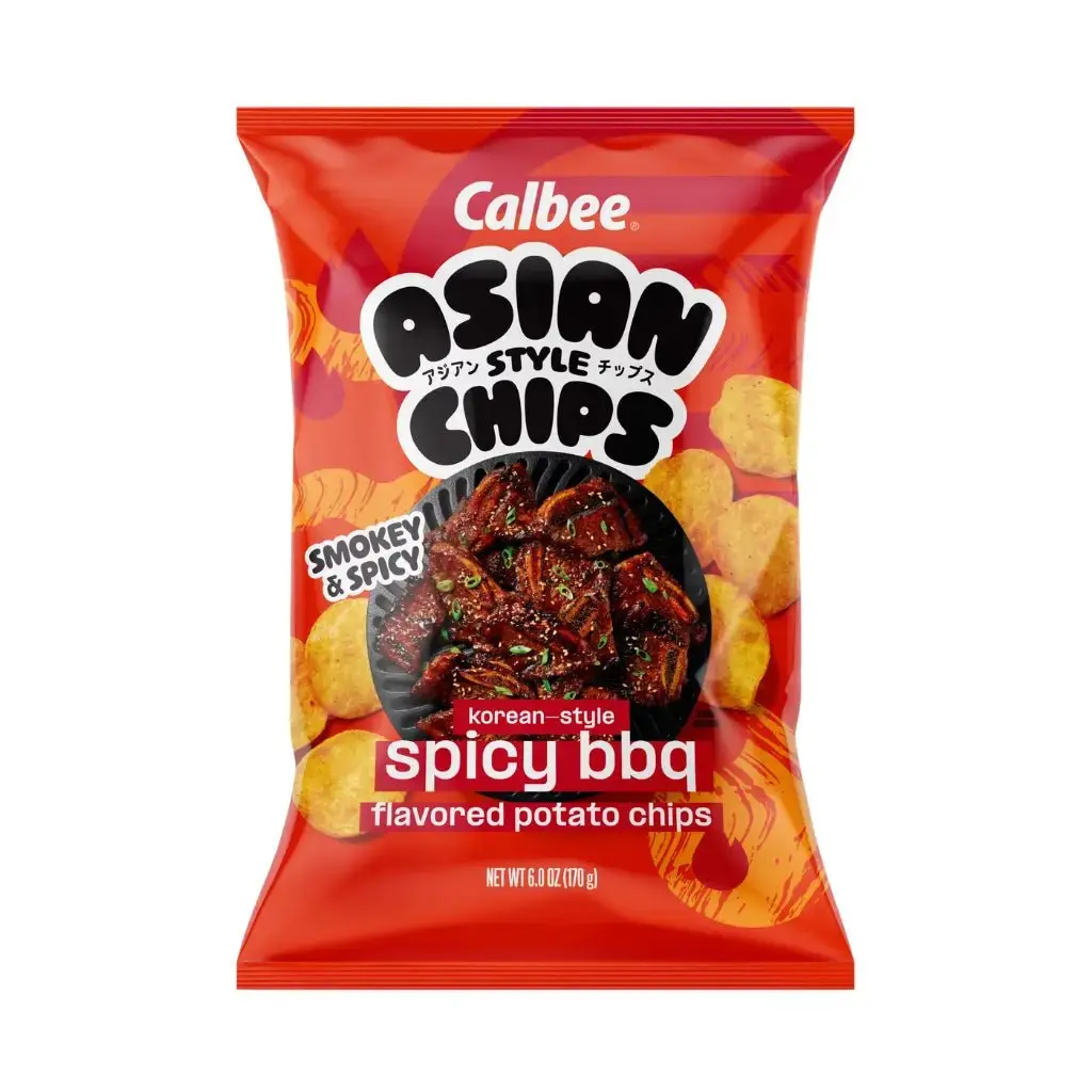 Calbee Spicy Korean BBQ Chips, 6oz