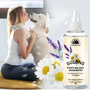 ROZINO Puppy Gulong Odor Water 100ml Cozy Scented Cologne Spray for All Puppy Skin Types with Chamomile & Lavender Extracts