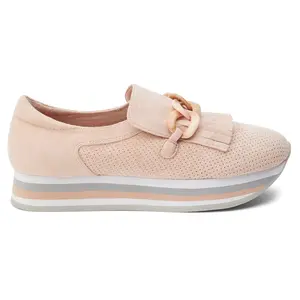 COCONUTS by Matisse Womens Bess Platform Loafers Casual - Pink