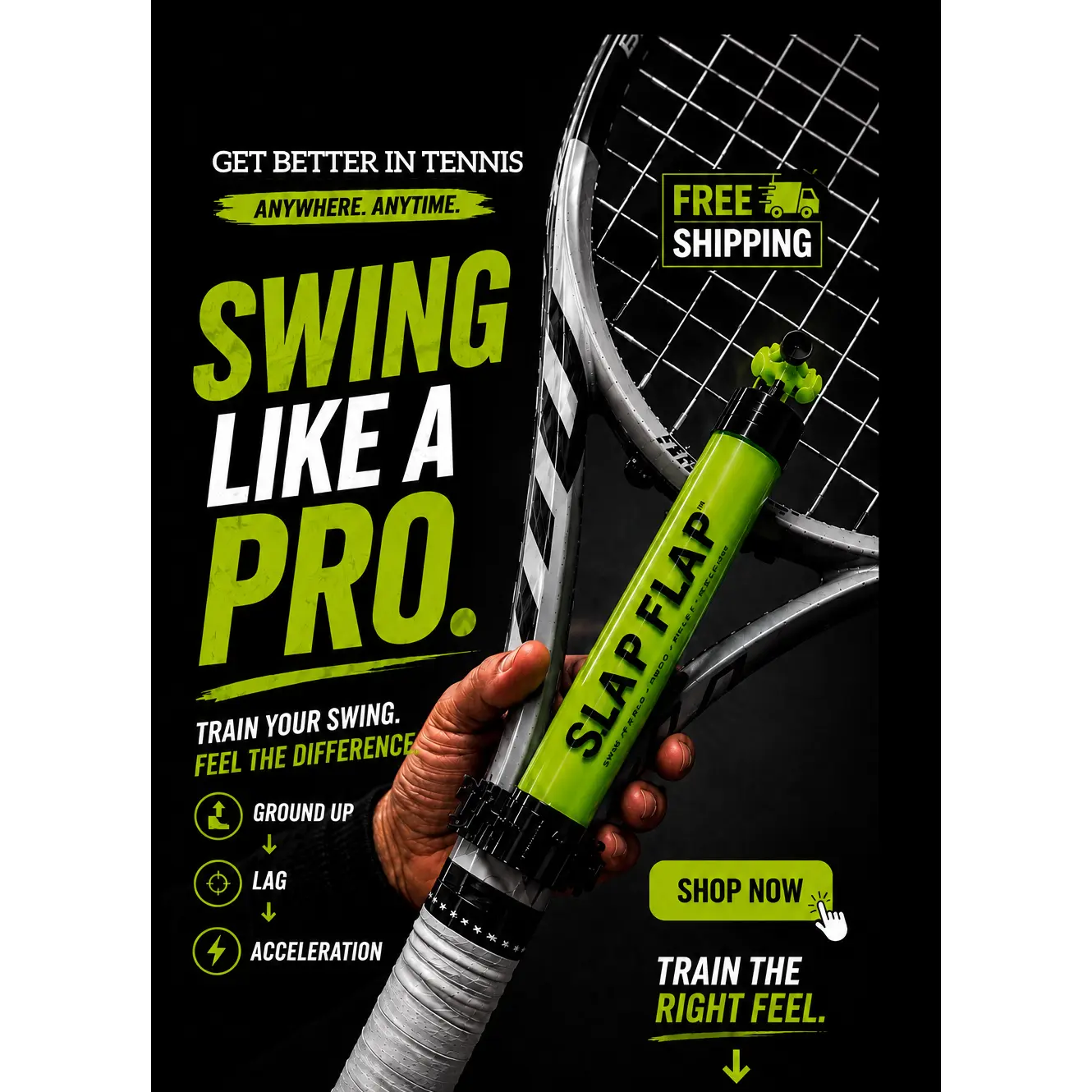 SLAP FLAP | Your Daily Tennis Swing Trainer