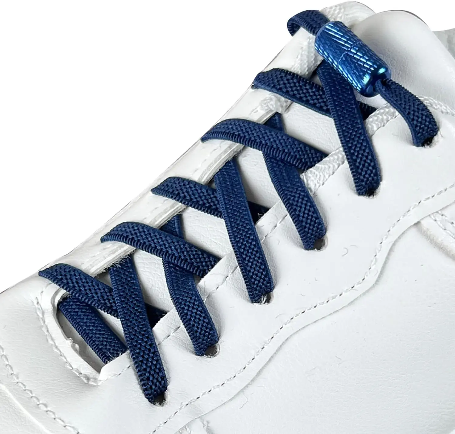 2 Pairs Elastic Shoe Laces for Adults &  No Tie Shoelaces for Sneakers Stretch Tieless Flat Shoes Strings