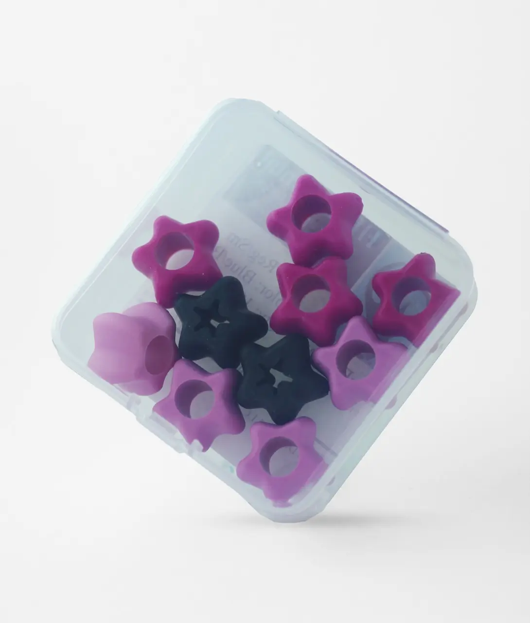 HErD Star Starter Kit Ergonomic Grip Attachments, Pinks, 10 Pack - 8 Reg. Dia., 2 Sm. Dia., Autoclavable Silicone Handle Grips for Dental Instruments, Handpieces, Pens and Hobby Tools