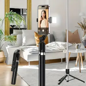 [Professional Selfie Stick] Professional 68 Inch Retractable Selfie Stick with Wireless Remote, 360° Rotation, Stable Anti-shake Design. Ideal for Travel Vlogs & Outdoor Live Streaming. Compatible with iPhone/Android Smartphones
