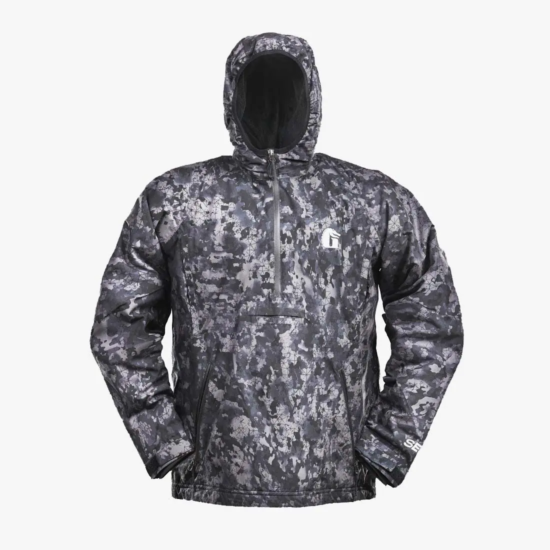 Waterproof 1/2 Zip Bog Hoodie | Mens - 7 Black