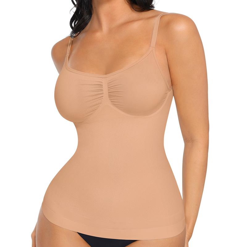 FeelinGirl Tank Top Womens Shapewear Tummy Control Cami Tanks Seamless Camisole Tops Womenswear Spaghetti Strap Underwear Lady Springtok FeelinGirl Tank Top Womens Shapewear Tummy Control Cami Tanks Seamless Camisole Tops Womenswear Spaghetti Strap Underwear Lady Springtok
