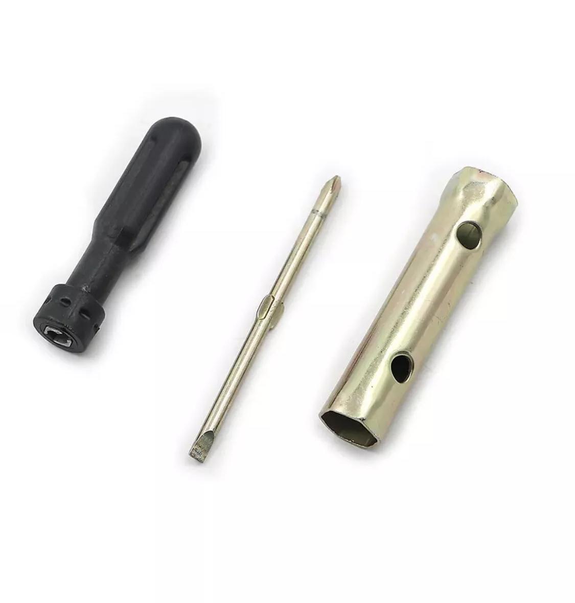 7PC ATV Tool Kit UTV Motocross Motorcycle Moped Bicycle Motorcycle Repair Wrenches Screwdriver Gift for Father Husband Christmas Birthday