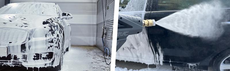 M MINGLE High Pressure Washer Foam Cannon Kit, FOR PRESSURE WASHER, 4000 PSI Short Handheld And Foam Lance with 5 Nozzle Tips, 1 Liter Outdoorfun, ChristmasGift