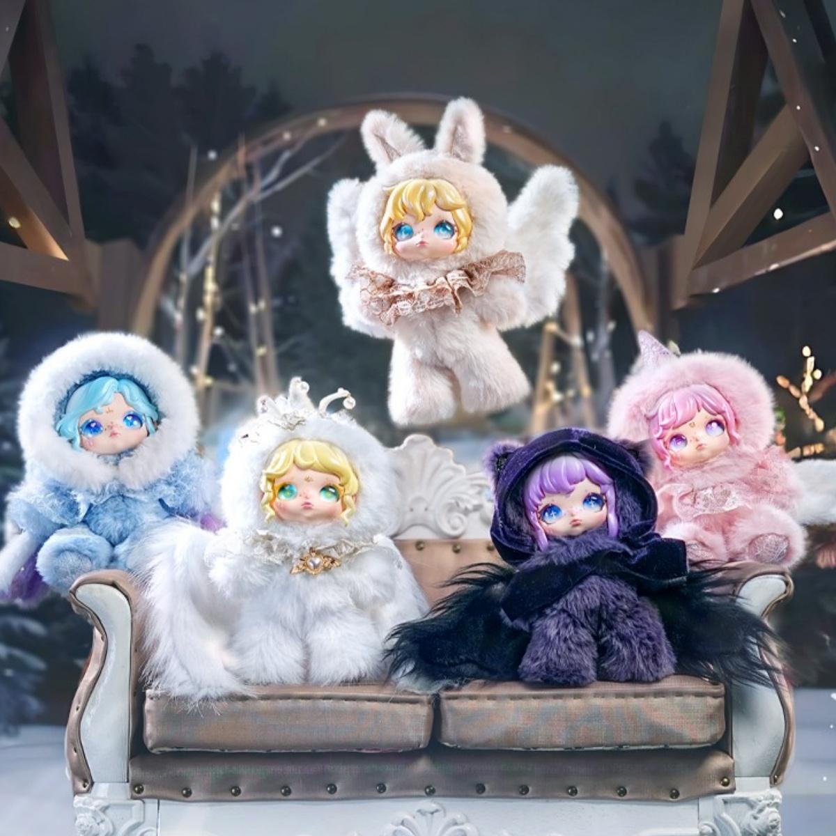 DUMIA Aria Snow Trace Secret Language Vinyl Plush Doll Blind Box Joint Mobile Girl Trendy Play Cute Doll Gift PAP