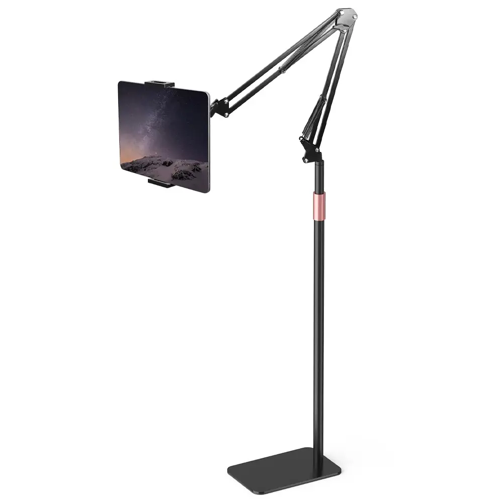 [Holiday Haul] 360-Degree Rotating Tablet & Phone Stand, Adjustable Bedside Mount with Flexible Spiral Base, 69 Inches Height Cellphone Clip Perfect Gooseneck Phone holder for Tablets and Smartphones #TikTokShopDealsforYouDays