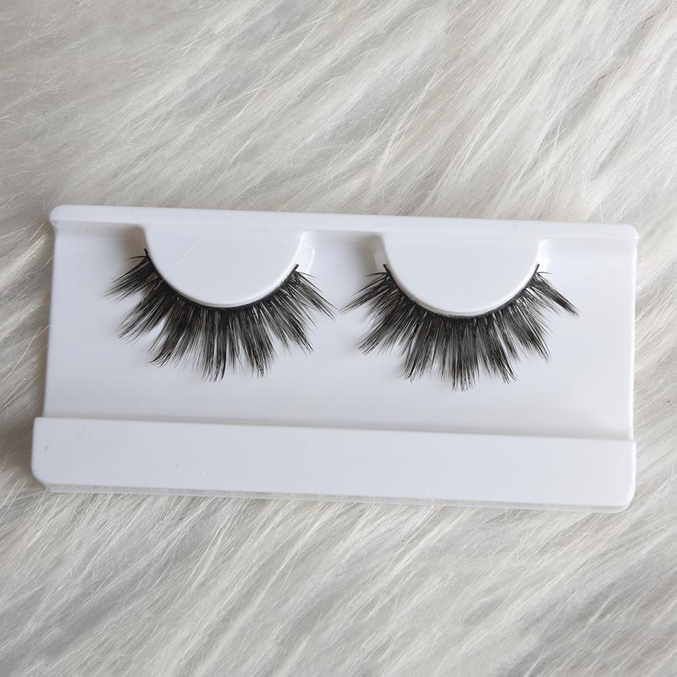 1 Pair False Eyelashes Natural Look Kit Fluffy Lashes for Women Girls
