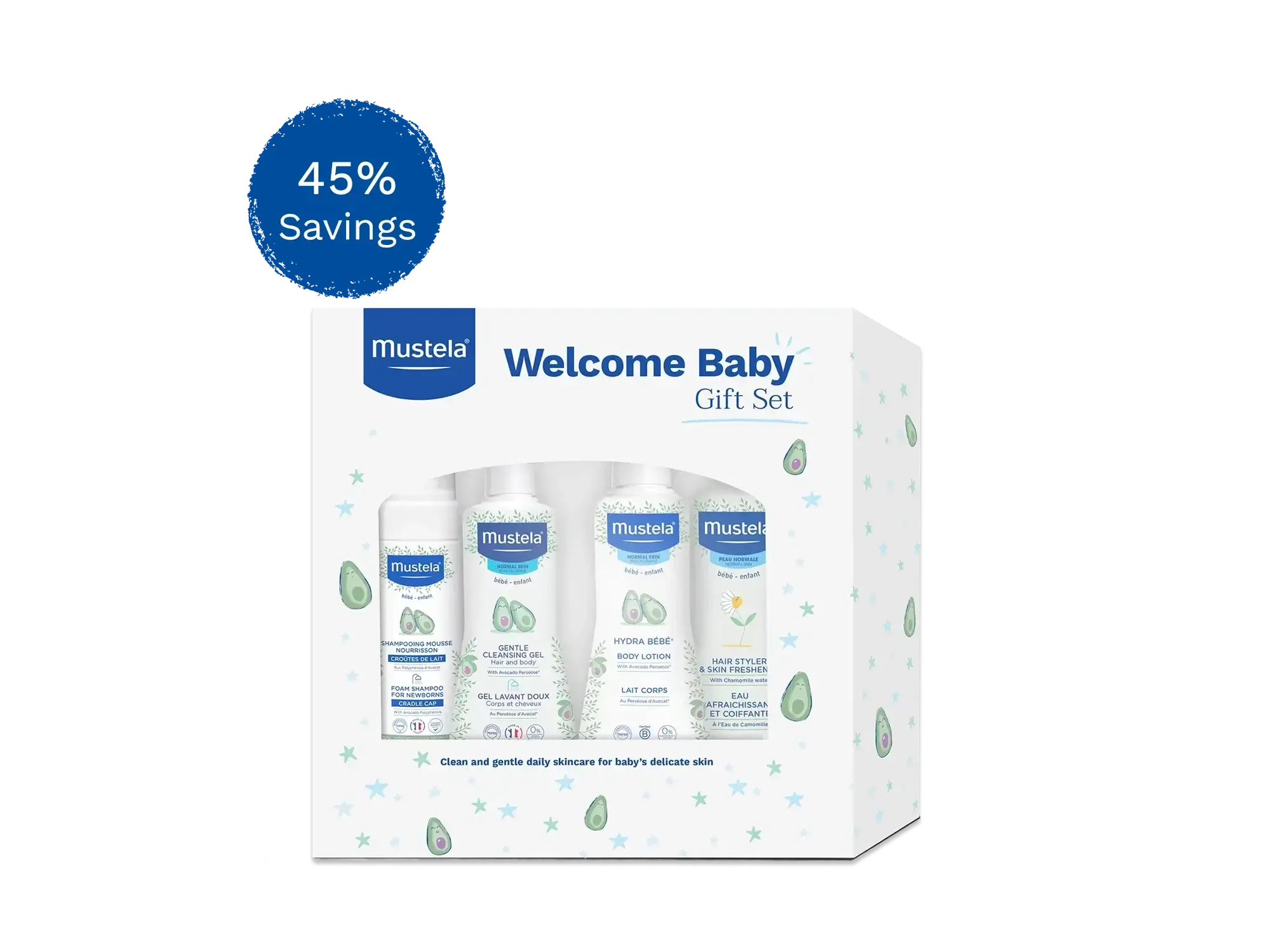 Welcome baby gift set