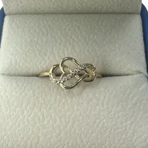 Oroconda Jewelry 14k Anillo de Corazon y Infinito