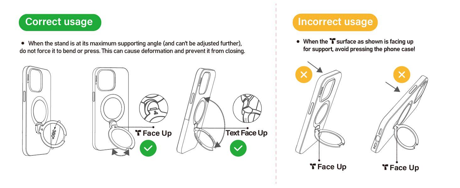 TORRAS OStand Q3 Spin Magnetic Stand Case for iPhone 17 Pro Max with 360° Rotatable Kickstand 4X Military-Grade Protection Protection & MagSafe Compatible