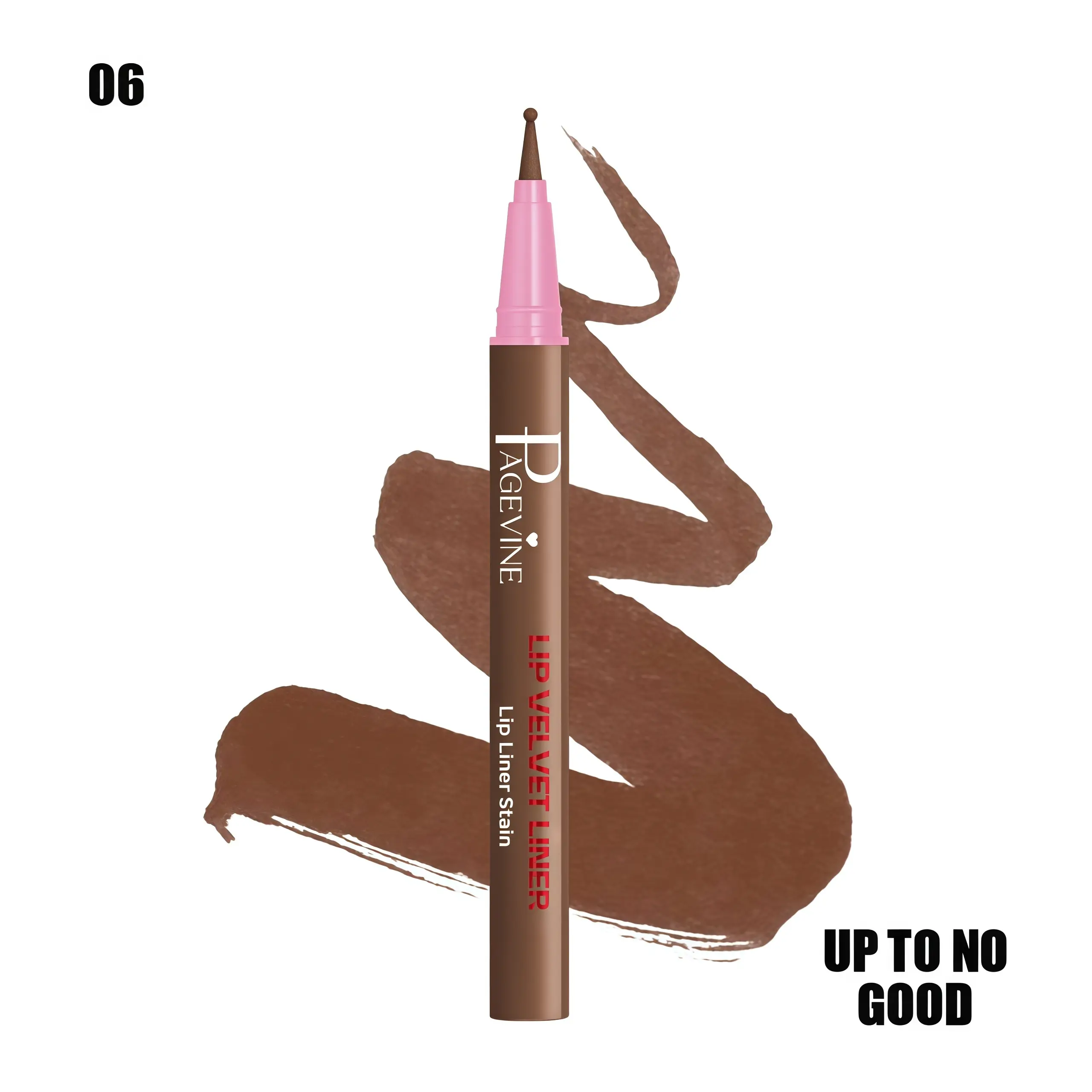 Nude Lip Liner Stain Pen, Long Lasting Lip Contour Pencil for Fuller Lips, Waterproof Matte Lip Tint Makeup, Smooth Natural Lip Definition for Clean Girl Makeup, Everyday Wear & Date Night Look