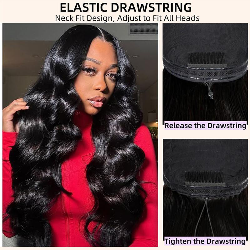 [New IN] Bling Hair Pre Everything Body Wave 13x4 Body Wave Lace Frontal Wig Glueless Human Hair Frontal Wig With Elastic Drawstring For Women 180Density TikTokShopBlackFriday