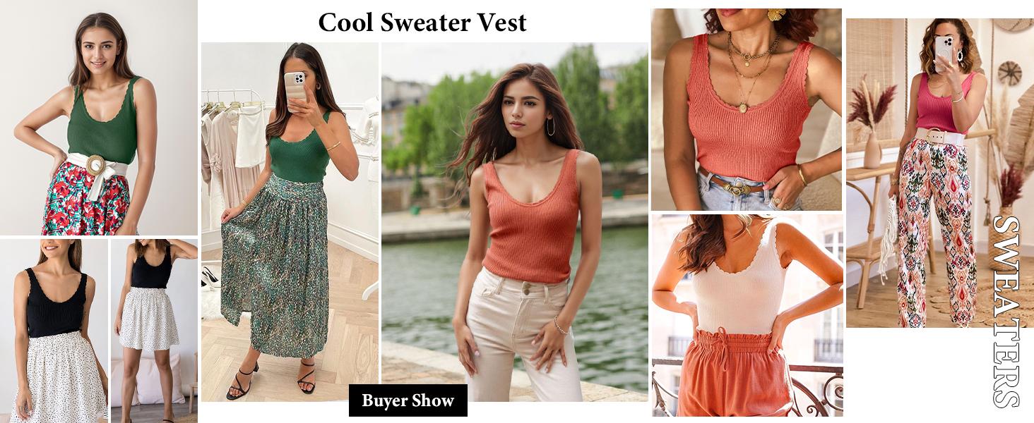 Tankaneo Womens V Neck Tank Tops 2026 Sleeveless Ribbed Knit Shirts Summer Casual Sexy Sweater Vest #Valentine #Giftsideas Basic Breathable Elastic Soft Womenswear Style Tankaneo Womens V Neck Tank Tops 2026 Sleeveless Ribbed Knit Shirts Summer Casual Sexy Sweater Vest #Valentine #Giftsideas Basic Breathable Elastic Soft Womenswear Style