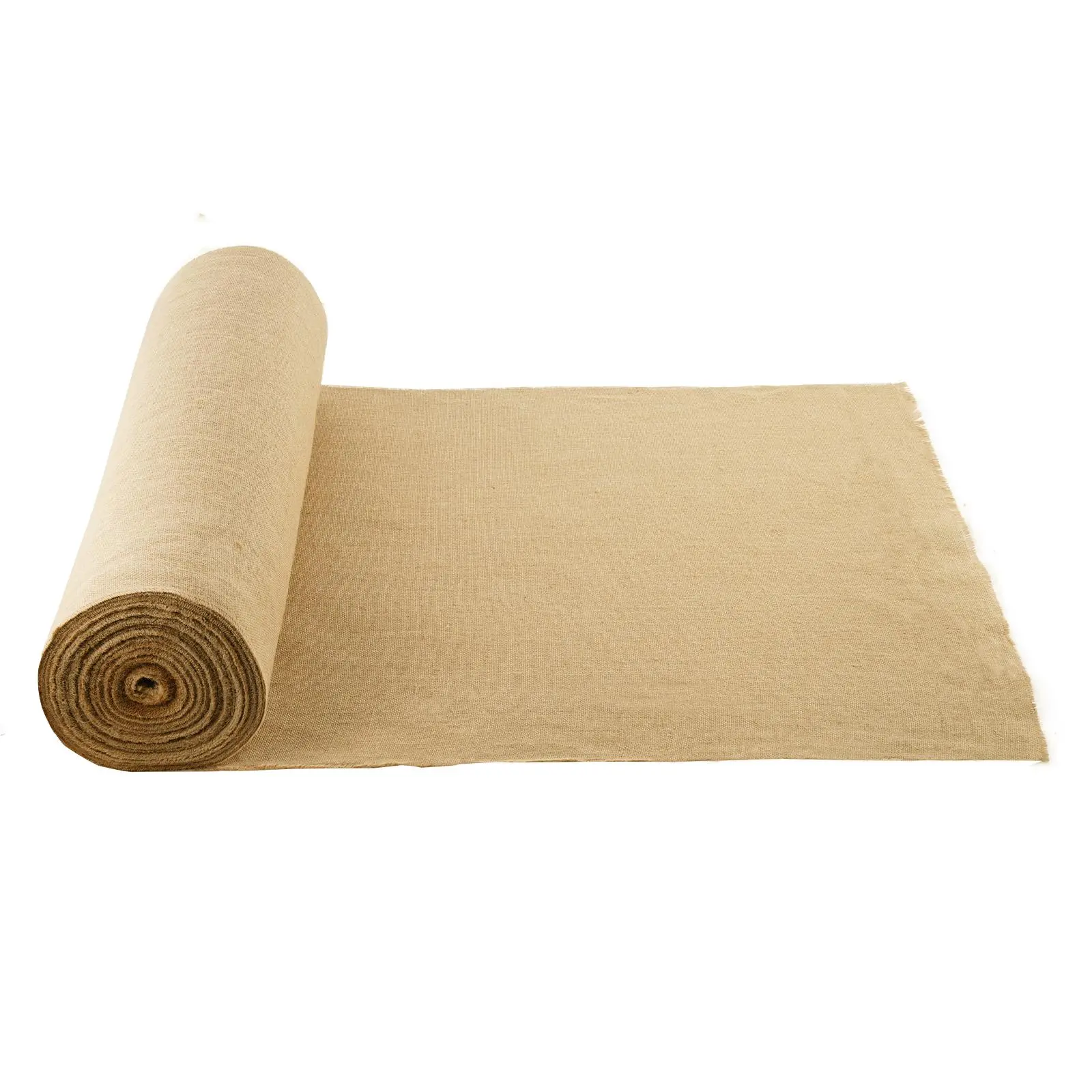 【Summerfinds】VEVOR Burlap Fabric Roll 36” x 150 ft & 50 x 50 High Density Wide Natural Burlap Fabric RollsJute Fabric Burlap Tree Wrap Rollfor DecorCraftsWeddingGardeningPlant & Tree Winter Covering