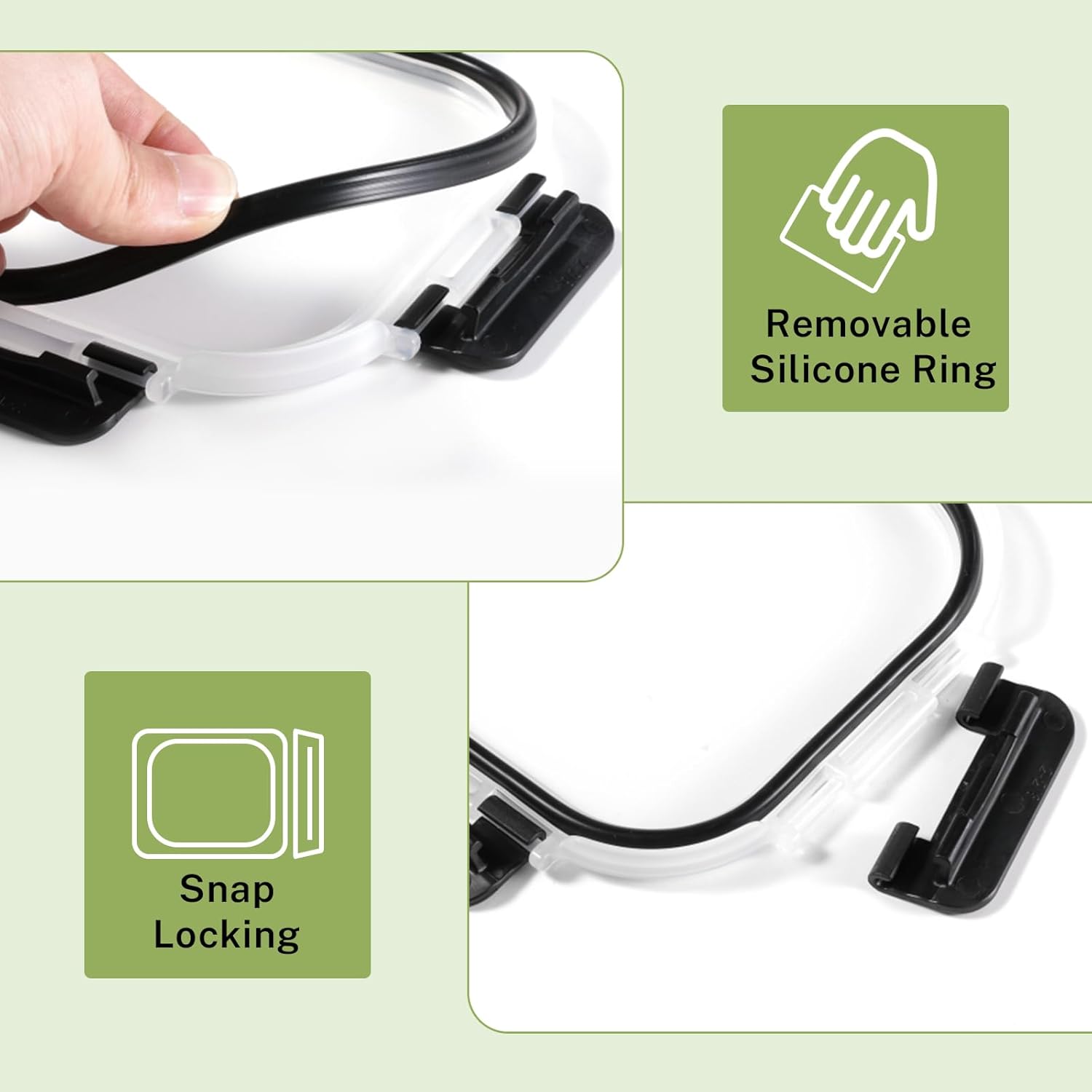 12pc Borosilicate Glass Storage Containers with Lids | 12 Airtight/Freezer Safe Food Storage Containers for Pantry and Kitchen | Meal Prep Container for Lunch | Glass Tupperware Set TikTokShopBlackFriday