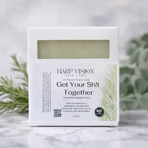 Gyst Rosemary and Peppermint Soap - Natural and Handmade Soap Body Care Comfort Cleanser Skin Repair Cleansing Skin Care
