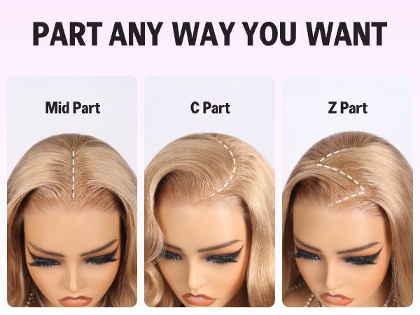 Megalook Milk Tea Brown Light Flaxen Brown Cozy Blonde 13x4 Transparent Lace Front Wig 6x5 Glueless Lace Closure Wigs Silky Straight Natural Hairline 180% Density #TikTokShopBlackFriday