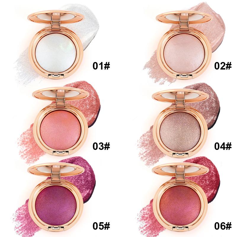 Gel to Powder Shimmer Highlighter Valentine - Lightweight Glow Finish | Long Lasting Luminous for Face & Body