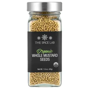 The Spice Lab Organic Whole Mustard Seeds, 1.6 oz (45 g)