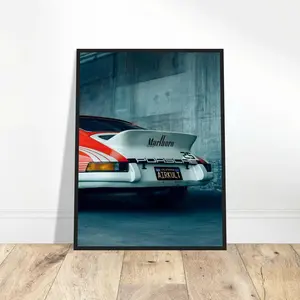 Porsche Marlboro Print, Racing Car Print, Vintage Porsche Poster, Smoking Decor, F1 Poster, Men Cave