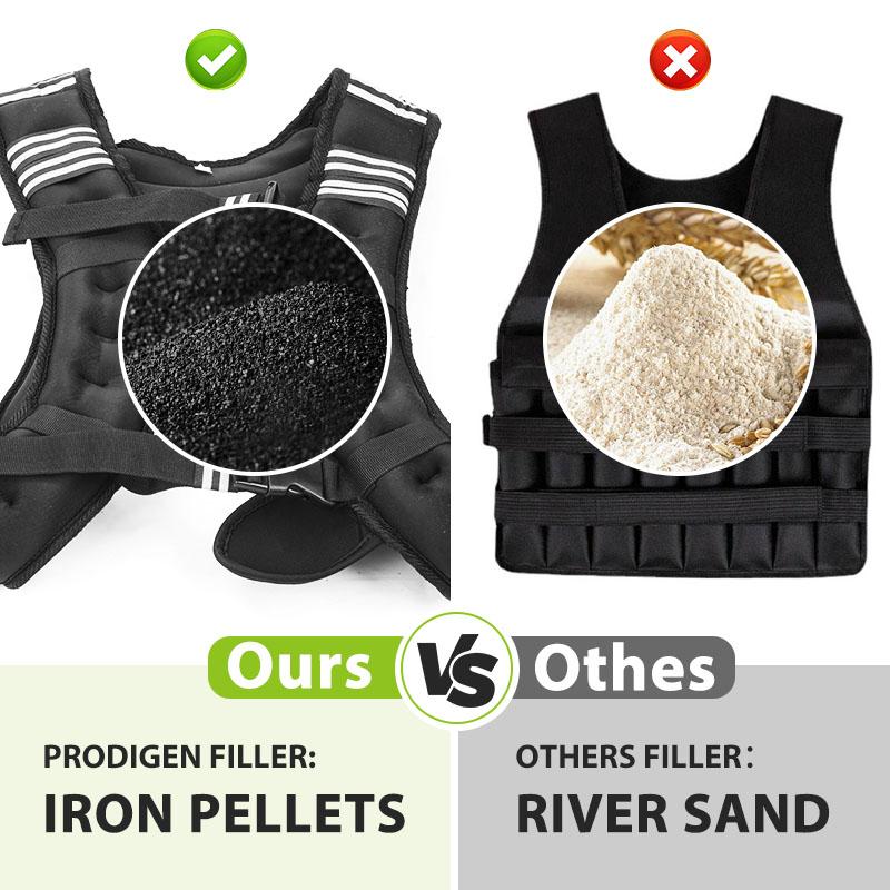 12lbs Weighted Vest for Men & Women Iron Pellets Fitness Vest for Running Workout Training H-Shape Design with Reflective Adjustable Straps & Storage Pocket Muscle Building Weightlifting