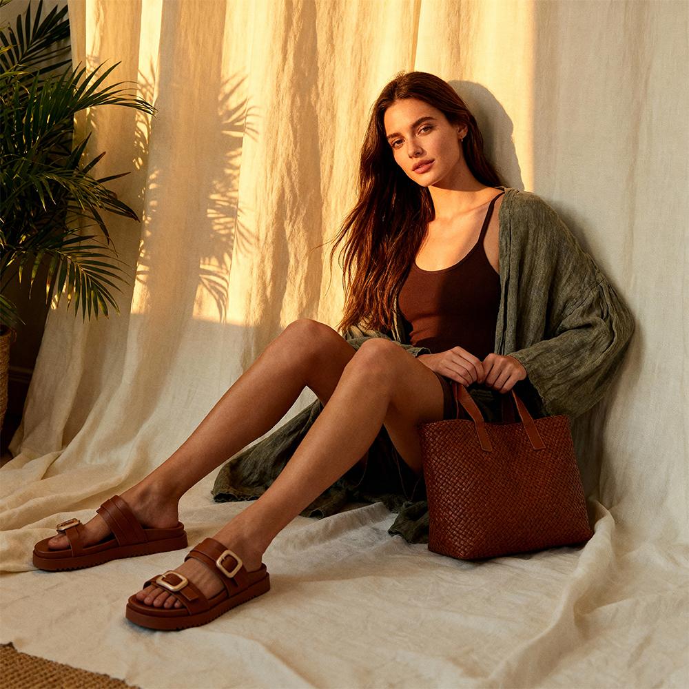 Women's Comfort Sandals – Dual Adjustable Buckle Slide, Arch Support, Breathable Summer Footwear for Daily & Outdoor Wear Women's Comfort Sandals – Dual Adjustable Buckle Slide, Arch Support, Breathable Summer Footwear for Daily & Outdoor Wear