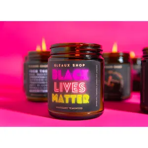 Black Lives Matter — Mahogany Teakwood Scented Candle
