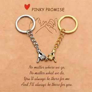 Holding Hands Couple Keychain Love Symbol Daily  Anniversary Gift