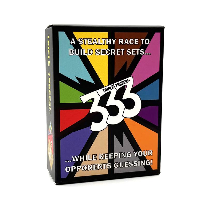 Triple Threes! (333) Launch Edition – Unstoppable & Engaging Family Card Game of Strategy & Surprise, Logical Reasoning Play, Easy & Fun to Learn for Kids, Travel Ready, Great Gift Idea, 2+ Players