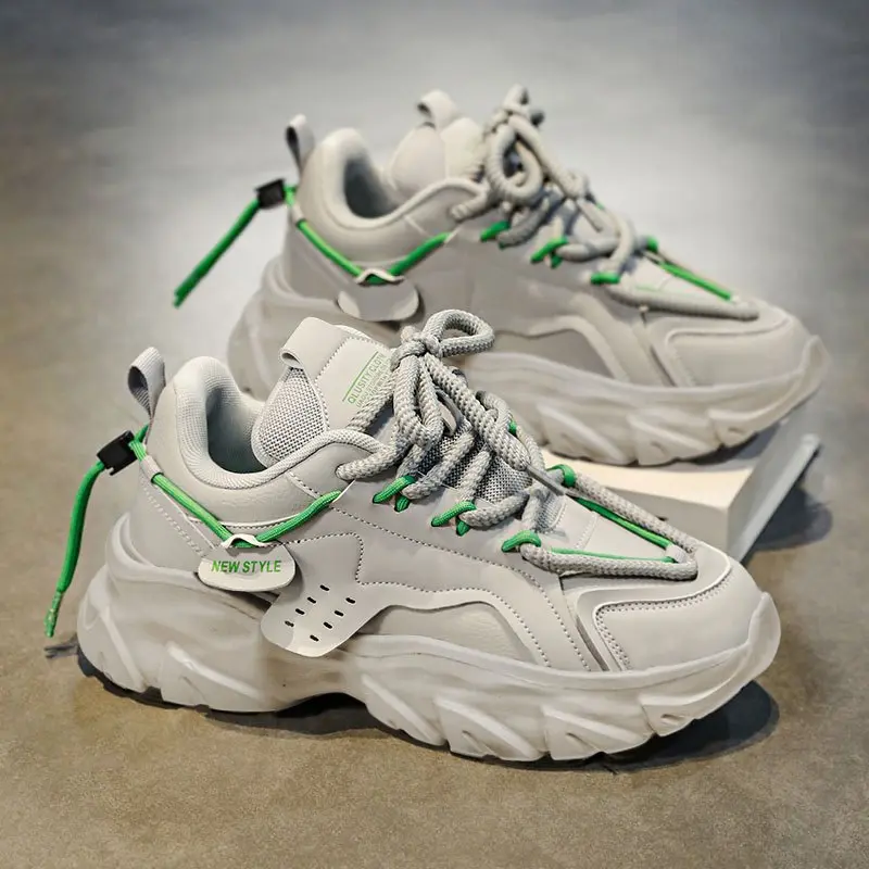 Men'S Platform Sneakers Height-Increasing Lift Breathable Mesh Upper Cushioned Insole Lightweight Summer Shoes for Everyday Formal Wear White Accent Casual Compatible with Clothing men apparel" classy sleek