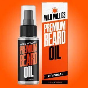 Premium Beard Oil - Hydrating Organic Conditioner Removes Itch & Dandruff and Frizz | WILD WILLIES
