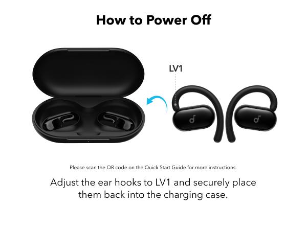 soundcore V20i by Anker Open-Ear Headphones, Adjustable Ear Hooks, Ultra-Comfort, Snug Fit, Powerful Sound, Clear Calls, IP55, 36H Playtime, Bluetooth 5.4 Wireless Earbuds, Multipoint Connection