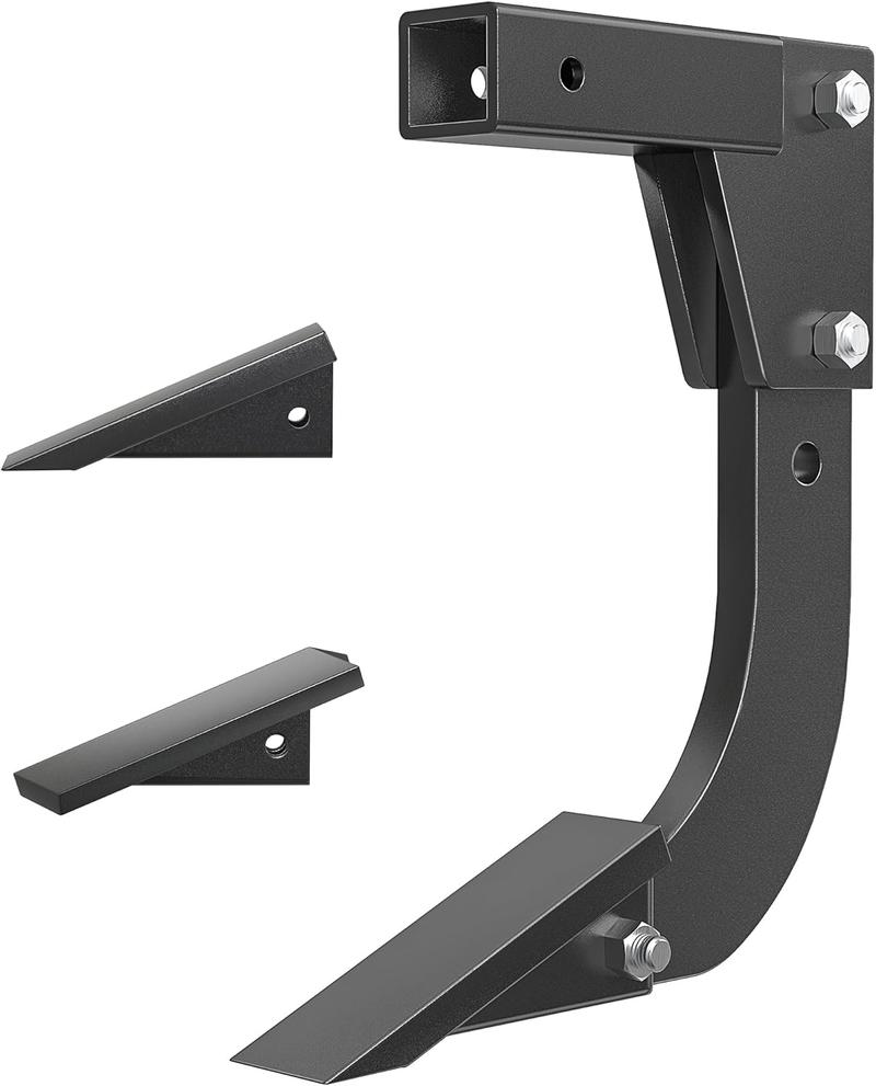 YITAMOTOR Hitch Mounted Ripper, Hitch Lawn Ripper, Middle Buster Plow for ATV/UTV Tractor with 2" Receiver,16" Rigid Drop Shank with Replaceable Ripper Teeth